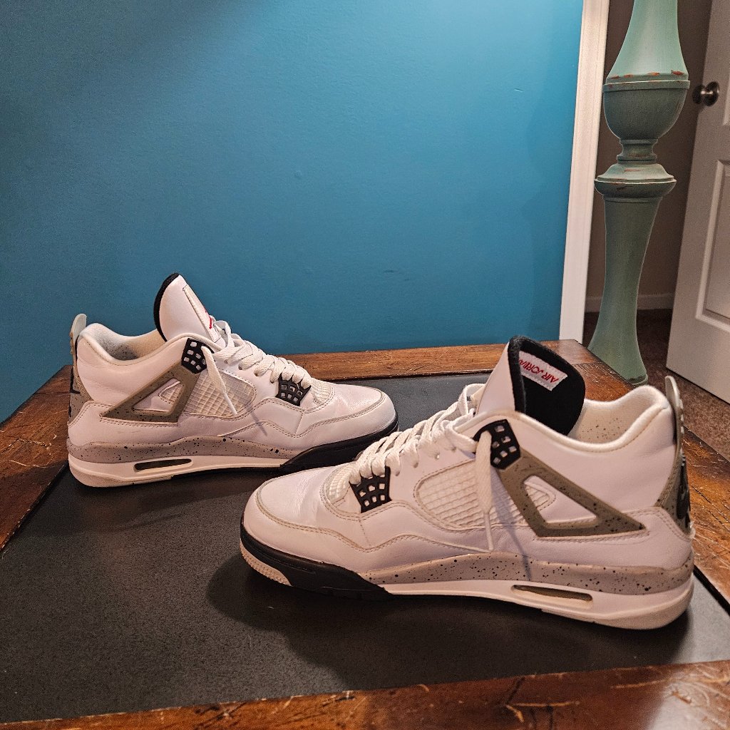 Jordan 4 White Cement Size 85